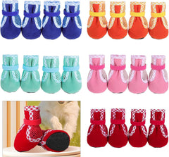 Pet Comfortable Shoes Set Permeable Dog Boot Comfortable Dog Booties Ensuring and Comfort