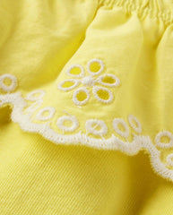 Gymboree Girls' and Toddler Ruffle Front Short Sleeve Top