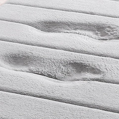 Reyox Memory Foam Bath Mat, Soft Non Slip Bathroom Rug, Water Absorbent Washable Bath Rug for Bathroom Shower Tub Brown 1.0 x 1.6 Feet