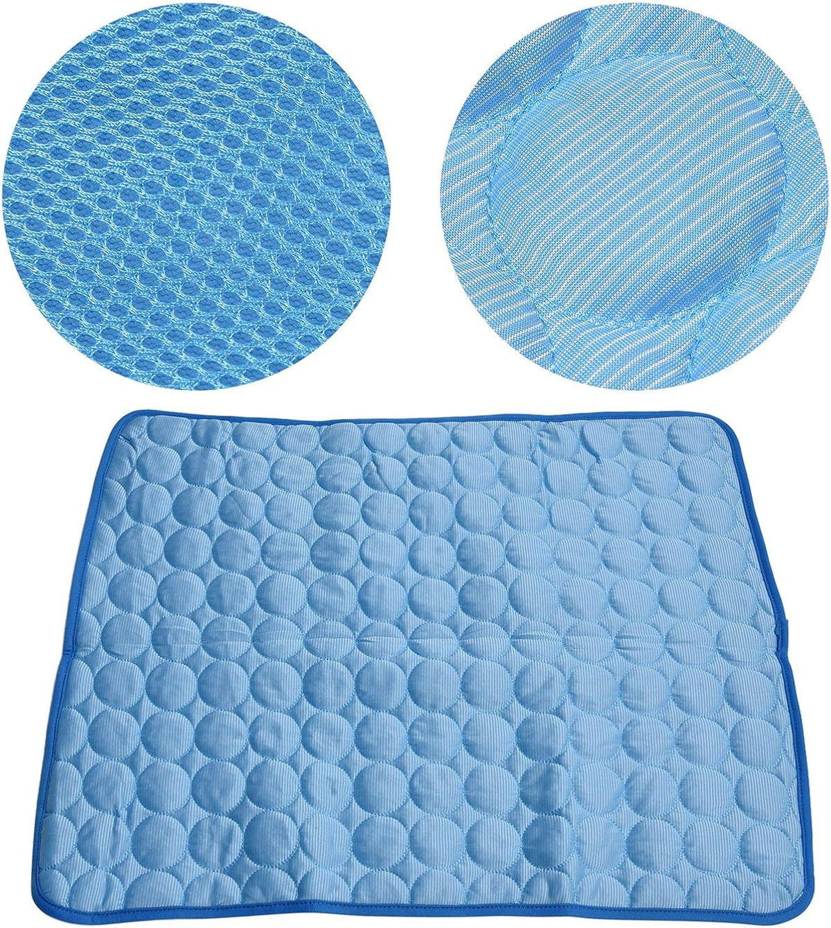Atyhao Pet Cooling Mat Breathable Large Soft Summer Dog Cat Sleeping Pad for Kennel Sofa Bed Floor Crate Sleep Mat (M)