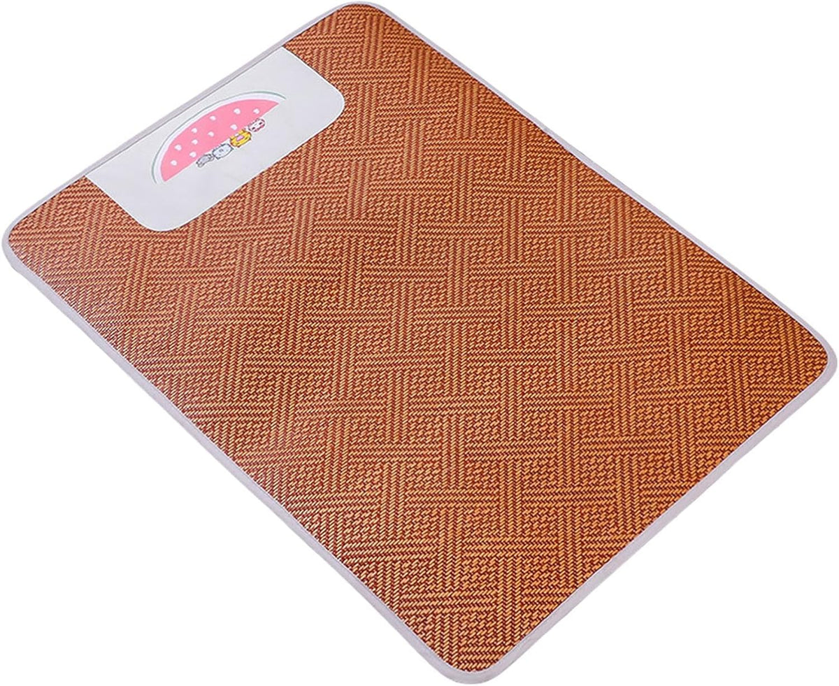 Cat Mat, Cooling Pad, Pet Supply, 15.75x11.81x0.39 Inches Ice Rattan, Wear-Resistant Design, for Sofa Bed Kennel Cage Car Indoor Outdoor Dog Cat Resting Comfort Use