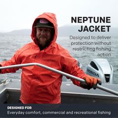 Grundens Men’s Neptune Commercial Fishing Jacket | Waterproof, Adjustable