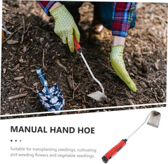 Happyyami Multipurpose Hand Hoe for Weeding and Gardening Sturdy Garden Tool Ergonomic Handle for Household Use and Garden Maintenance