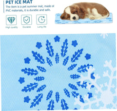 Yardwe Pet Cooling Mat Self-Cooling Gel Ice Pad for Dogs and Cats Multi-Functional Breathable Bed Mat for Hot Summer Easy to Clean Portable Design