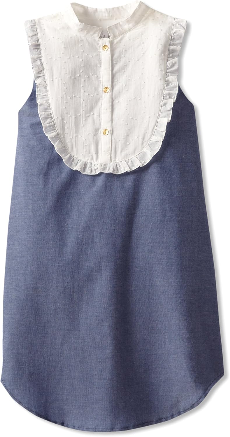 Big Girls' Chambray Shirt Dress