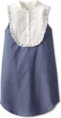 Big Girls' Chambray Shirt Dress