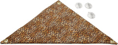 Hammock for Bearded Dragons, Leopard Dreams Fabric with Suction Cup Hooks