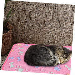 3pcs Pink Dog Couch Blanket Fluffy Pet Blankets Washable Dog for Bed and Couch