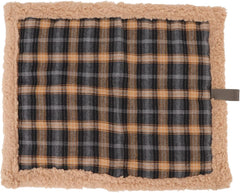 Self Warming Pet Pad, Soft Plush Washable Self Heating Cat Dog Mat, Double Sided Lambswool and Aluminum Film for Heat Retention, Comfortable Crate Bed for Dogs