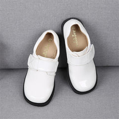 EnJoCho Boy Rain Snow Boot Fashion Summer and Autumn Boys Leather Shoes Boots Thick Bottom Student Dress Shoes 4-14Years