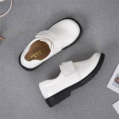 sfdgfhyf Little Boys Sports Shoes Fashion Summer and Autumn Boys Leather Shoes Boots Thick Bottom (Black, 4-4.5 Years Toddler)