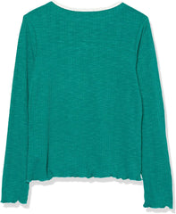 Speechless Girls' Long Sleeve Knit Rib Top