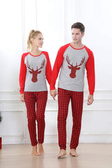 Benaive Matching Family Christmas Pajamas Set Boys Girls Holiday Pjs for Women Men Sleepwear