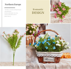 Artificial Flower Full of Vitality No Withering Widely Applied Small Bud DIY Artificial Flower for Garden Simulation Plant