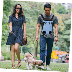 Hemoton Dog Carrier Bag Pet Backpack Outdoor Travel Breathable Comfortable Cat Dog Carrier