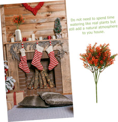 Artificial Flower Decor Simulated Green Plant for Home Office Wedding Party Decorations Plastic Material Easy to Care Photo Shooting Accessory