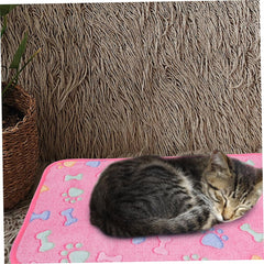 SUPVOX 3pcs Small Dog Blanket Fleece Pet Bed Washable Pet Blanket for and Warm for Cats Dogs