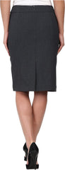 Calvin Klein Women's Classic Fit Straight Lux Suit Skirt (Regular and Plus Size)
