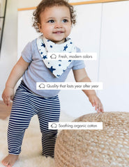 Moon and Back Baby Girls' Long Sleeve Star Print Tulle Dress