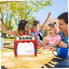 Kisangel Interactive Shadow Puppets Theater Stage Family Puppets Stage Props Storytelling Theater Props