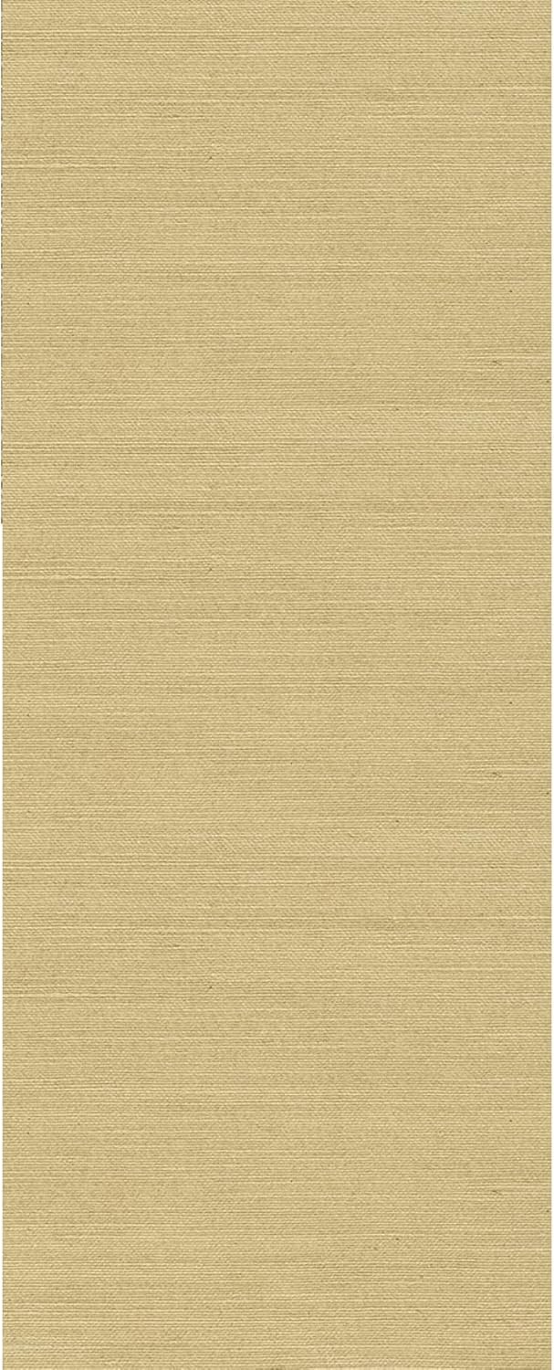 CONCORD WALLCOVERINGS ™ Display Sample - Grasscloth Texture Wallpaper Roll – Decorative Cream Vinyl, Natural Weave Design, Durable and Washable, 7" x 10"