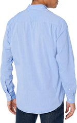 Amazon Essentials Men's Regular-Fit Long-Sleeve Casual Poplin Shirt