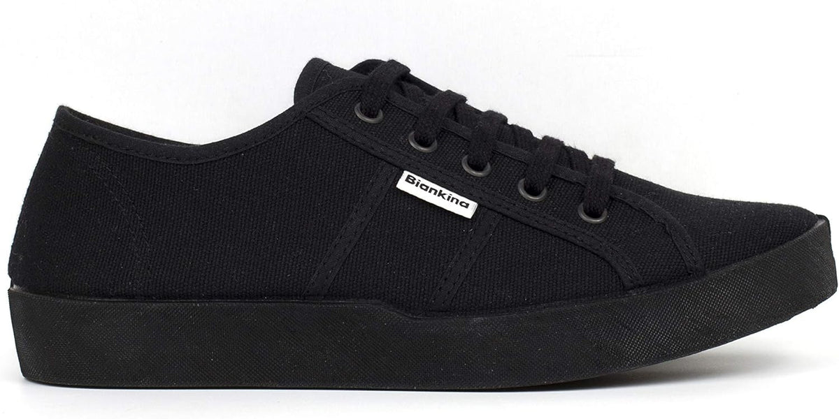 St. Tropez Sustainable Sneakers for Women - Classic Style Breathable Eco Canvas Upper, Comfy Low Wedge Rubber Sole, Artisan Crafted and Handmade Shoes, Made in Europe