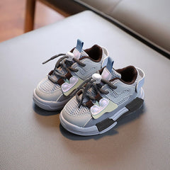 POLG Boys Girls Shoes Tennis Running Sneakers Hiking Shoes Kids Outdoor Fashion Sneakers Slip Resistant (Big/Little/Kids) (Pink, 3-3.5Years)