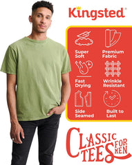Kingsted T-Shirts for Men Pack - Royally Comfortable - Super Soft Premium Fabric - Well-Crafted Classic Tee