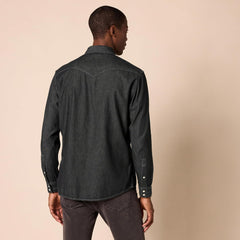 Amazon Essentials Men's Denim Shirt Long Sleeve - Regular-Fit Denim Shirt