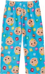 CoComelon Boys Pajamas for Toddler Kids | 4 Piece Sleepwear Sets for Toddler Boys Pajama Bottoms and Sleep Shirts