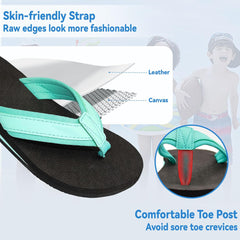 HYCLES Kids Flip Flops Boys Girls Sandals Water Shoes Boys Girls Unisex-Child Beach Shoes Flip Flops