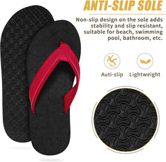 GRPSKCOS Boys Flip Flops Sandals Water Park Summer Beach Swim Pool Shoes for Kids Indoor and Outdoor