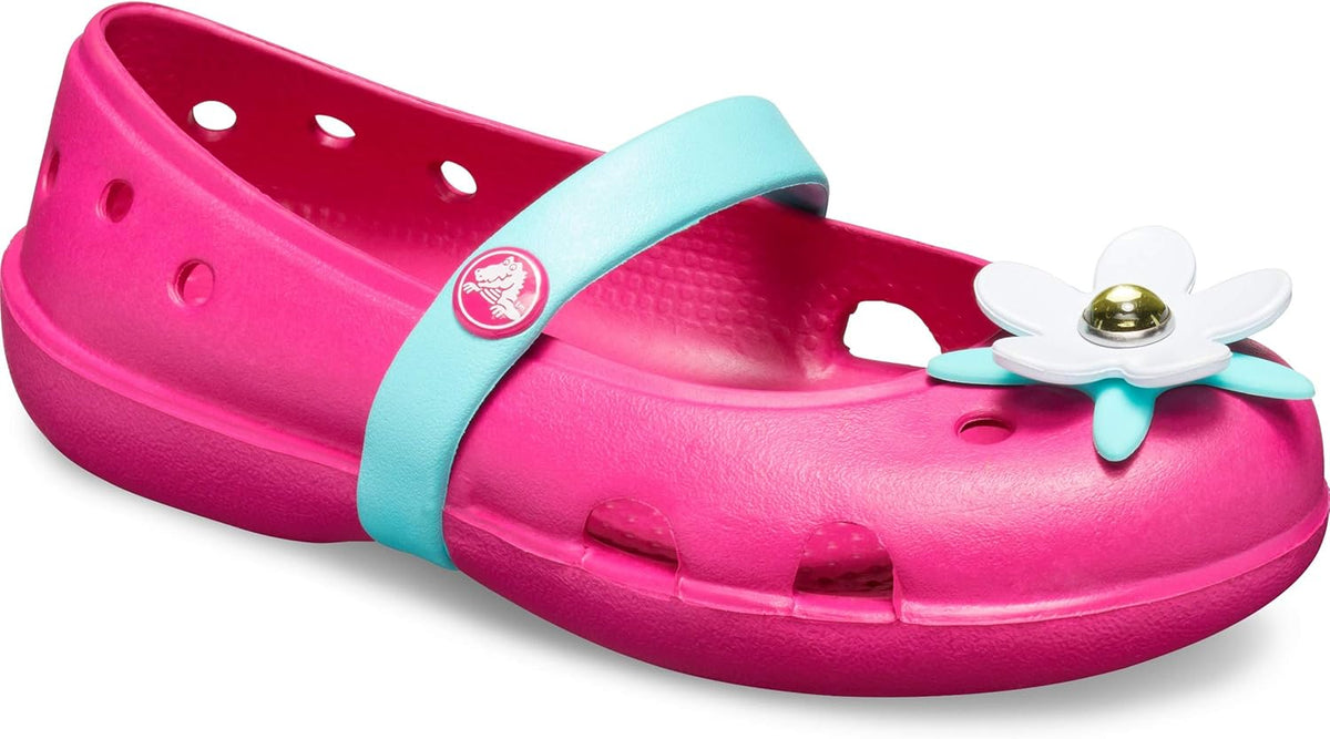 Crocs Unisex-Child Keeley Charm Flat Ballet