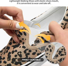 Women's Slip on Shoes Canvas Sneakers Loafers Non Slip Shoes Low Top Casual Shoes