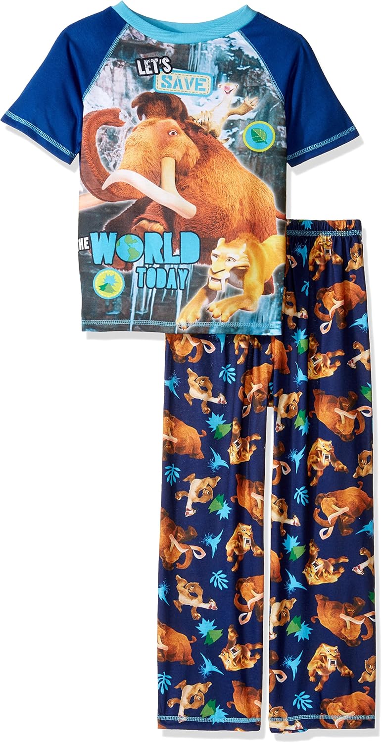 Ice Age Boys' Big 2pc Sleepwear Set