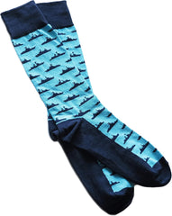 vangobeauty Men's Dress Socks Navy Warship Size 8-13