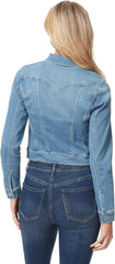Jessica Simpson Womens Plus Denim Stretch Denim Jacket