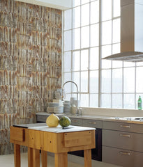 A-Street Prints 2540-24065 Patina Panels Yellow Metal Wallpaper Patina Panels Metal Wallpaper