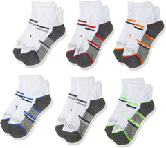 Fruit of the Loom Boys' 6 Pair Pack Half Cushion Socks