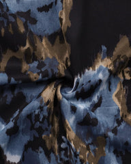 Timeson Women's Short Sleeve V Neck Blouses Shirts Floral Double Layers Mesh Tunics Tops