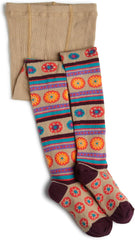 Jefferies Socks Girls 2-6X Flower Burst Tights