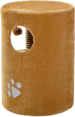Mool Deluxe Cylinder Cat Scratching Tree/Post Activity Centre, 58 cm, Gold Sand