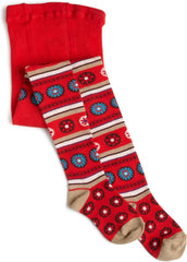 Jefferies Socks Girls 2-6X Flower Burst Tights