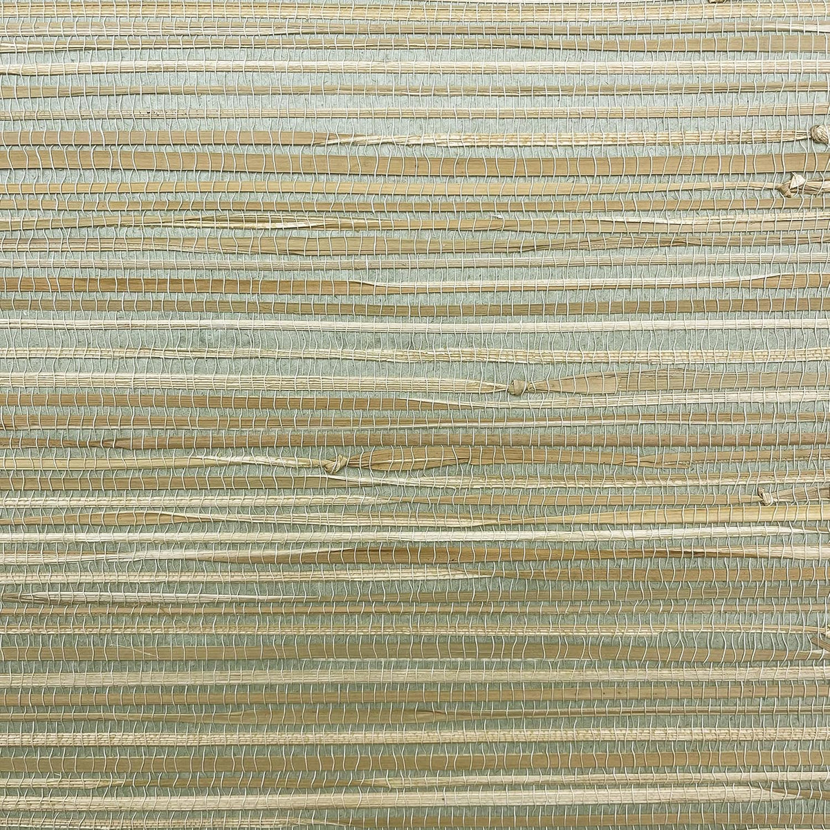 CONCORD WALLCOVERINGS ™ Display Sample, Grasscloth Texture Wallpaper Roll, Decorative Green Vinyl, Natural Weave Pattern, Textured Wall Covering for Living Room, Bedroom, Office, 7"x10"