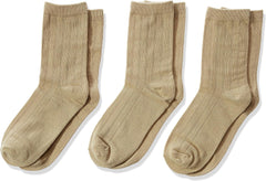 Jefferies Socks Boys 8-20 Rib Crew Socks 3 Pair Pack